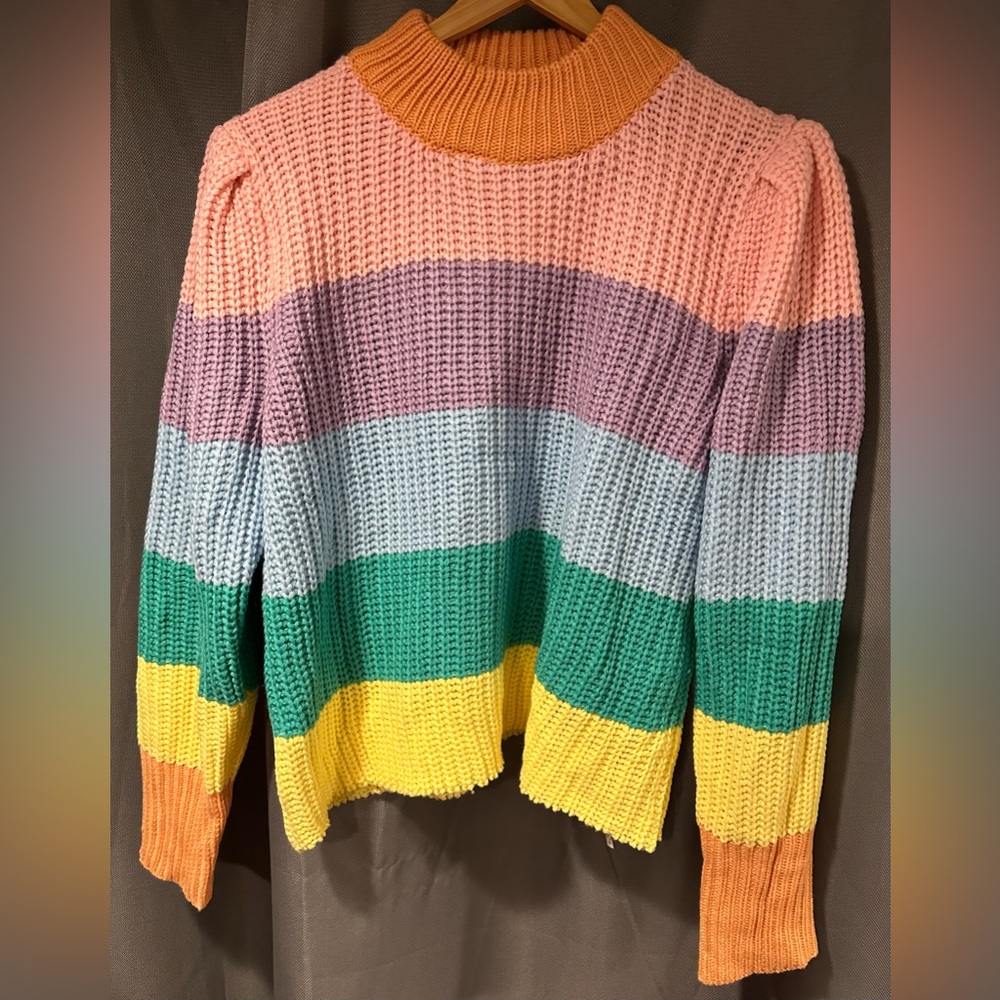 Women’s Free the Roses Mock Neck Sweater - Size L